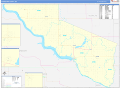 Charles Mix County, SD Digital Map Basic Style
